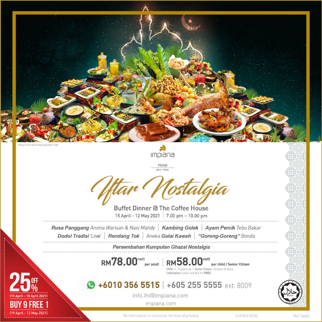 Ipoh hotels gearing up for Ramadan buffets – Ipoh Hyperlocal