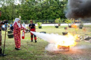 Fire drill to ensure public safety
