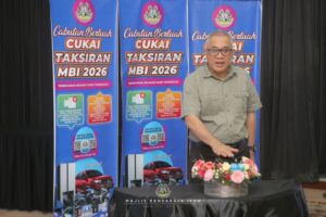 A Proton Saga on offer at Ipoh City Council assessment rate draw